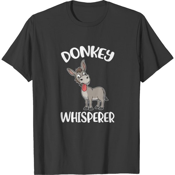 Donkey Whisperer Funny Donkey Gift T Shirts-image