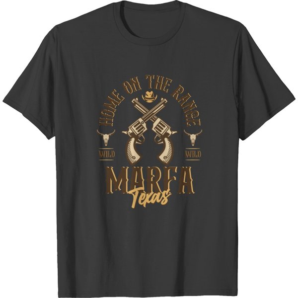 Marfa Texas Wild West Town T Shirts-image