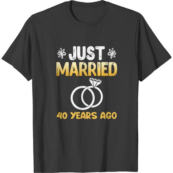 Married 40 Years 40Th Wedding Anniversary T Shirts-image