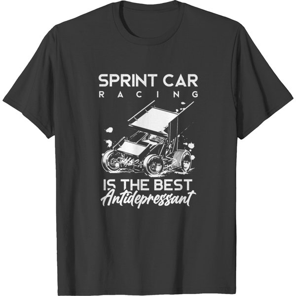 Sprint Car Racing, Sprint Car, Dirt Track Racers T Shirts-image