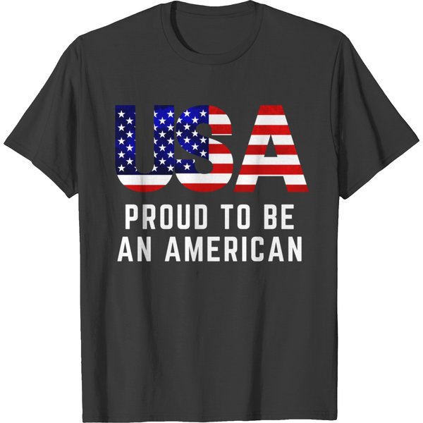 Usa Proud To Be An American T Shirts-image