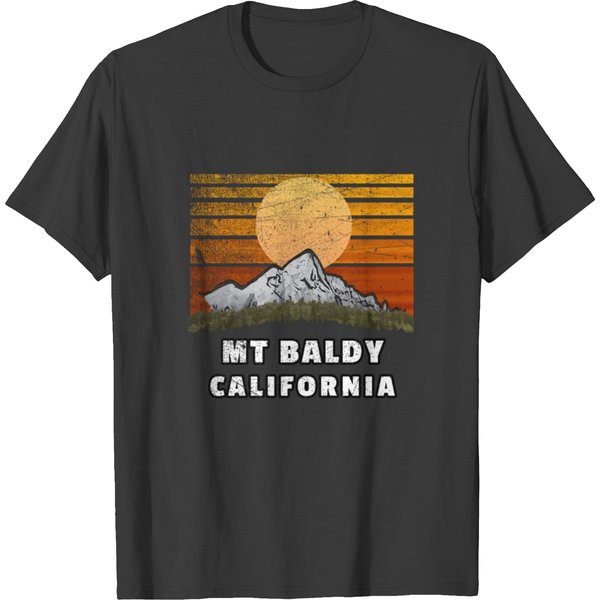 Mount Baldy California Mountain Scenery T Shirts-image