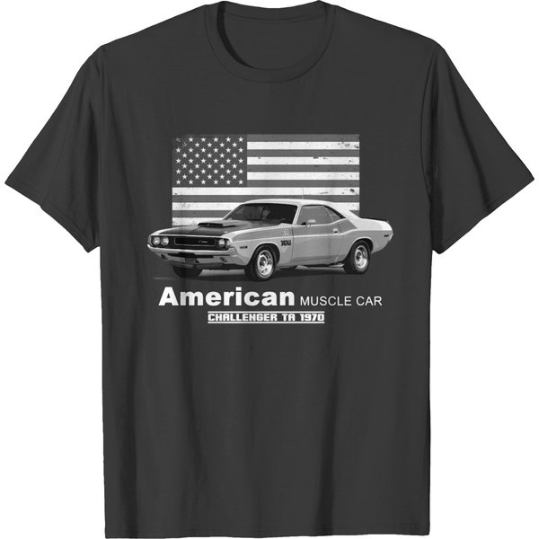Challenger Ta American Muscle Car 60S 70S T Shirts-image