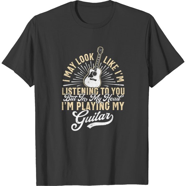 Funny Guitar Player T-Shirt-image