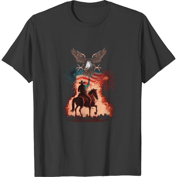 American Patriotism Horse Soldiers Usa T Shirts-image
