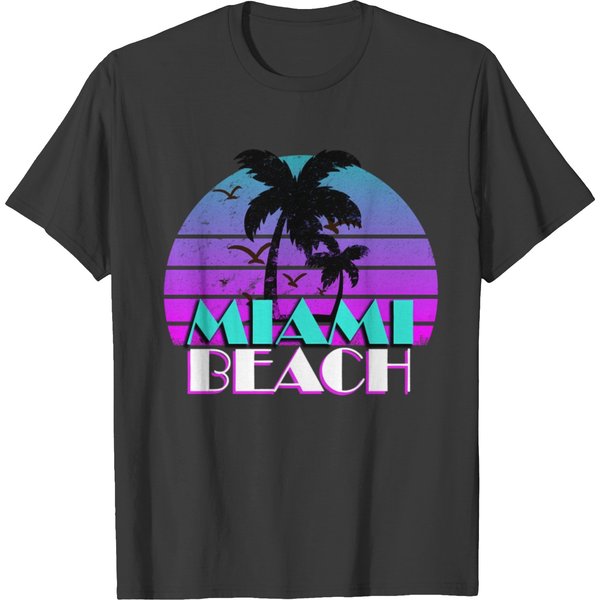 Miami Beach Florida Style T Shirts-image