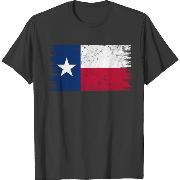Texas Distressed State Flag T Shirts-image