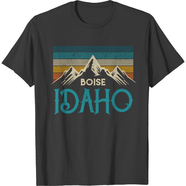 Boise Idaho Mountains T Shirts-image