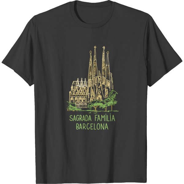 Sagrada Familia Barcelona T Shirts-image