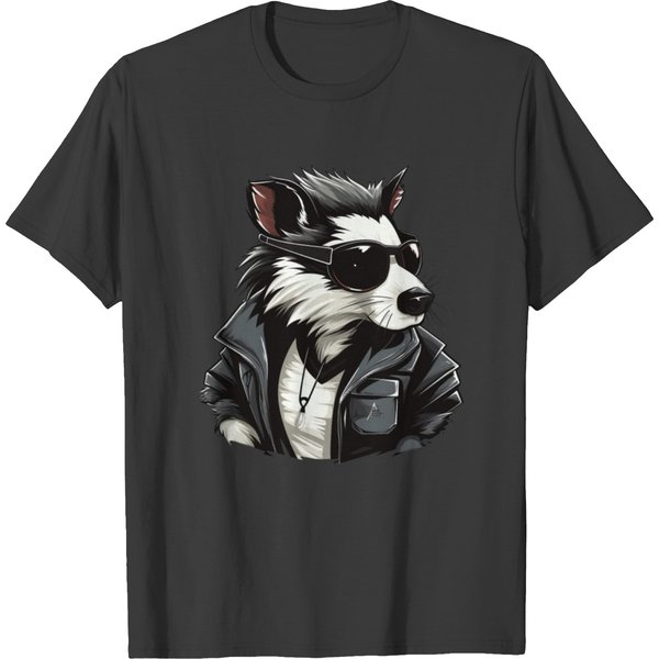 Street-Style Skunk | Skunk Lovers T Shirts-image