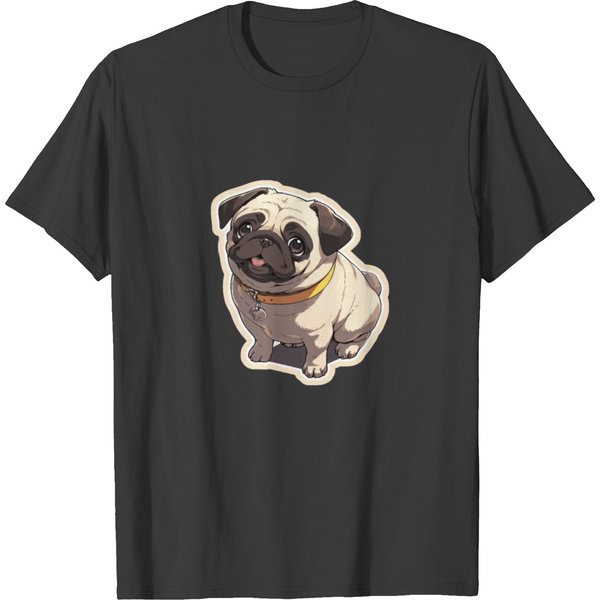 Pug Lovers T-Shirt - Pug Dog Gifts-image