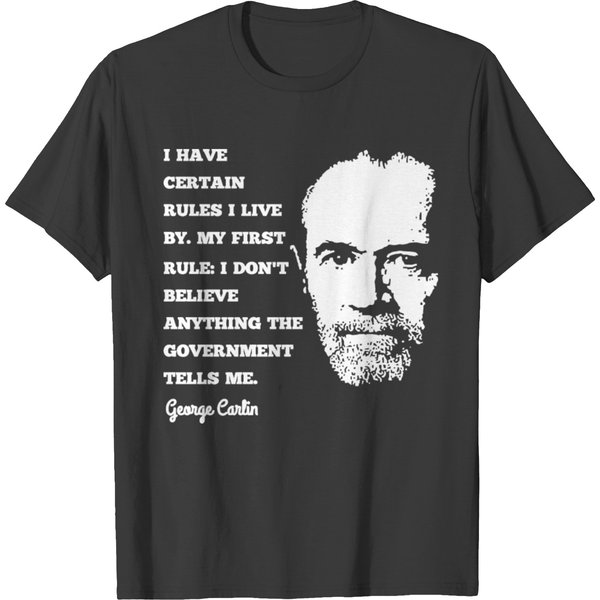 George Carlin Comedy Legend T Shirts-image