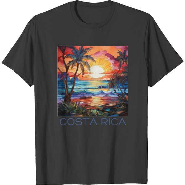 Vibrant Costa Rica T Shirts-image