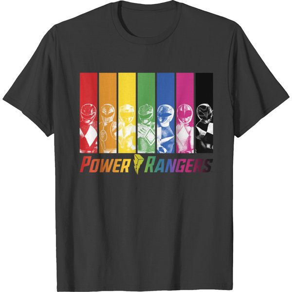 Rangers Rainbow Character T Shirts-image