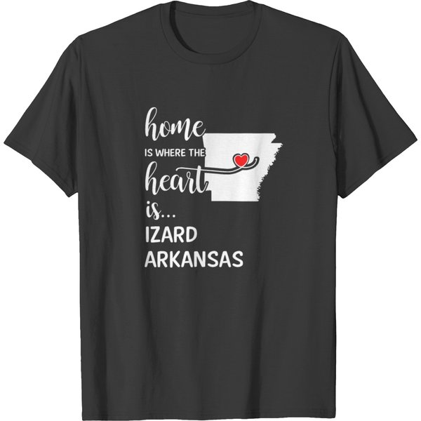 Izard County Arkansas Is Where My Heart Is Cool T Shirts-image