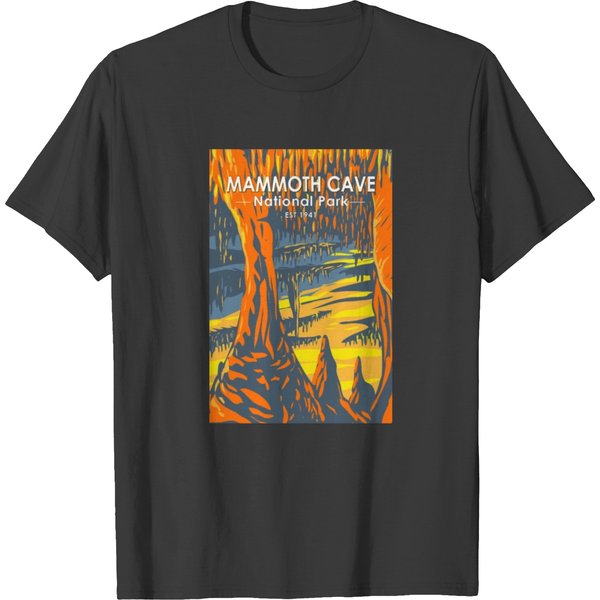 Mammoth Cave National Park Kentucky Vintage T Shirts-image