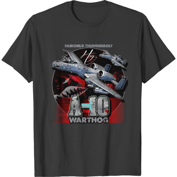A10 Warthog Fairchild Thunderbolt Usaf Fighter Air T Shirts-image