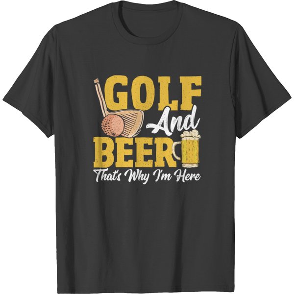 Hole In One Sport Golf Ball Golfing Party T Shirts-image