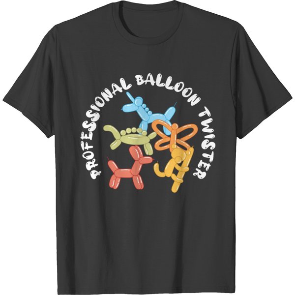 Professional Balloon Animal Twister Circus T Shirts-image