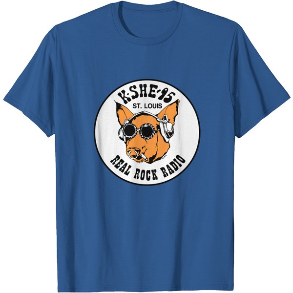Kshe 95 Real Rock Radio Station St. Louis Area Print Trucker Hat T Shirts-image