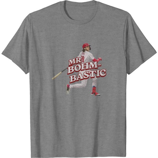 Alec Bohm Mr. Bohm-Bastic Unisex Short Sleeve Tee | Alec Bohm Shirt-image
