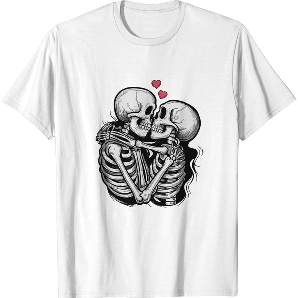 Greatful Dead Loving Skeletons T-Shirts-image