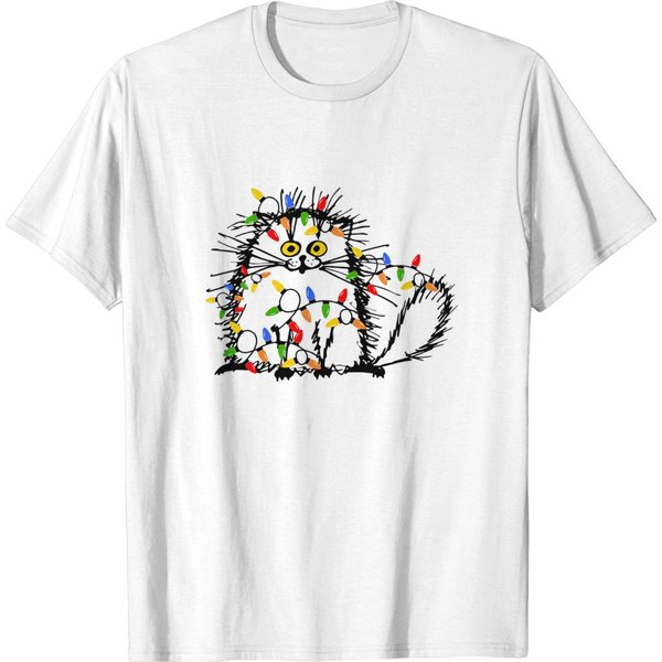 Christmas Funny Cat Shirt, Funny Cat Shirt-image