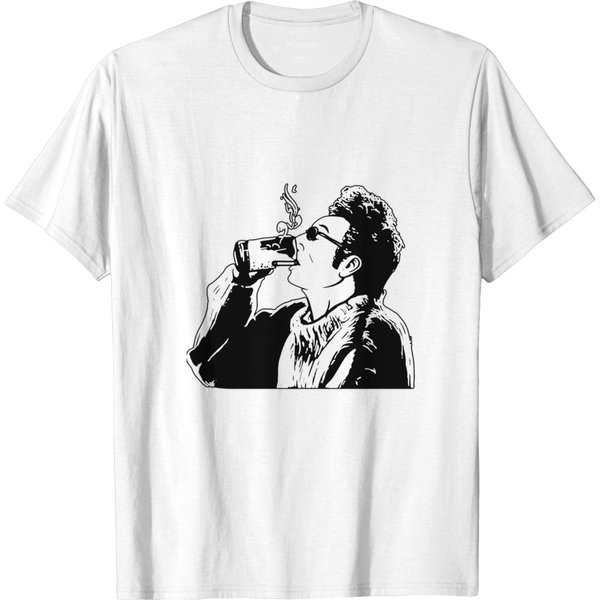 Heres To Feeling Good All The Time Quotes Kramer Seinfeld T-Shirts-image