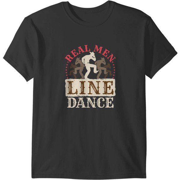 Real Men Line Dance T-Shirts-image