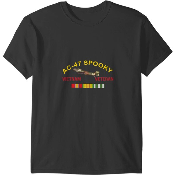 Ac 47 Spooky Gunship Vietnam Veteran Ac 47 T-Shirts-image