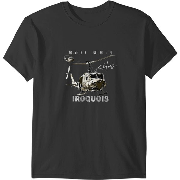 Bell Uh-1 Iroquois Helicopter T-Shirts-image