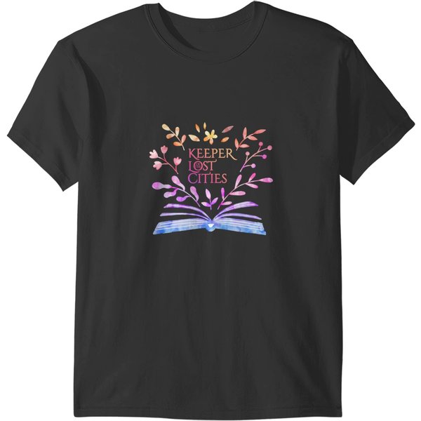 Keeper Of The Lost Cities Watercolor Bookish Design Backpack T-Shirts-image