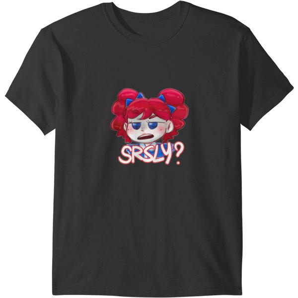 Poppy Playtime Poppy Seriously Meme T-Shirts-image