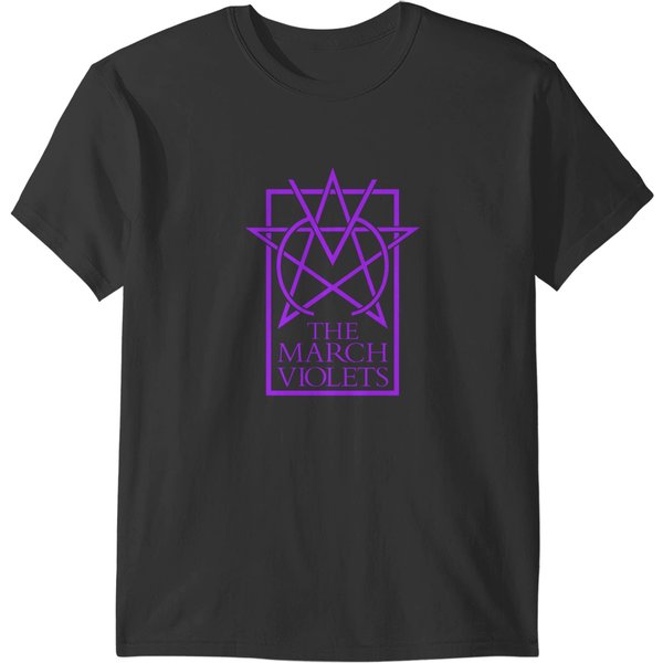 The March Violets - Logo - Purple T-Shirts-image