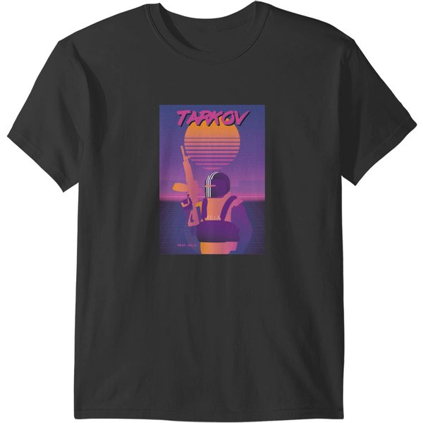 Killa - Synthwave Edition - Escape From Tarkov T-Shirts-image