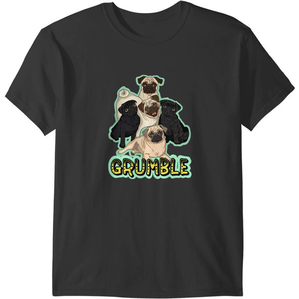 Pug Grumble T-Shirts-image