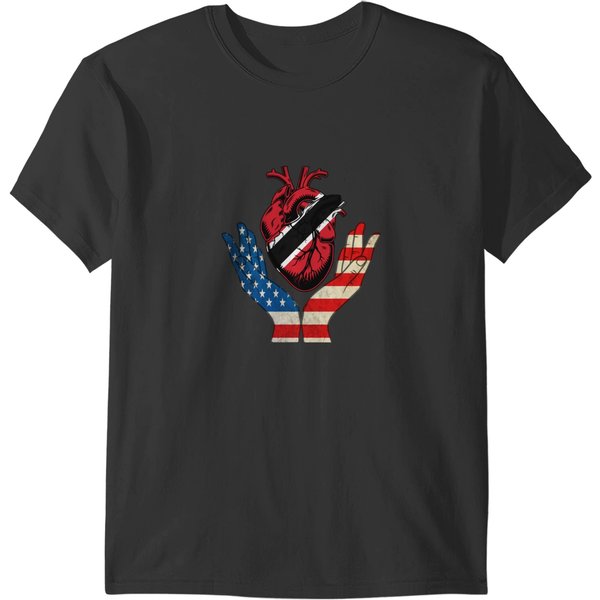 Heart Trinidad And Tobago Flag T-Shirt-image