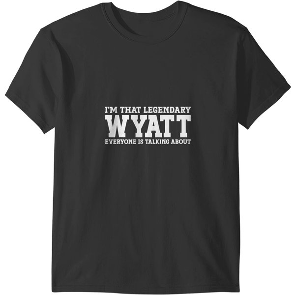 Wyatt Personal Name Funny Wyatt T T-Shirts-image