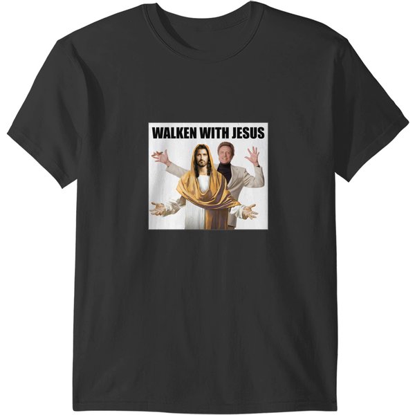 Walken With Jesus T-Shirts-image
