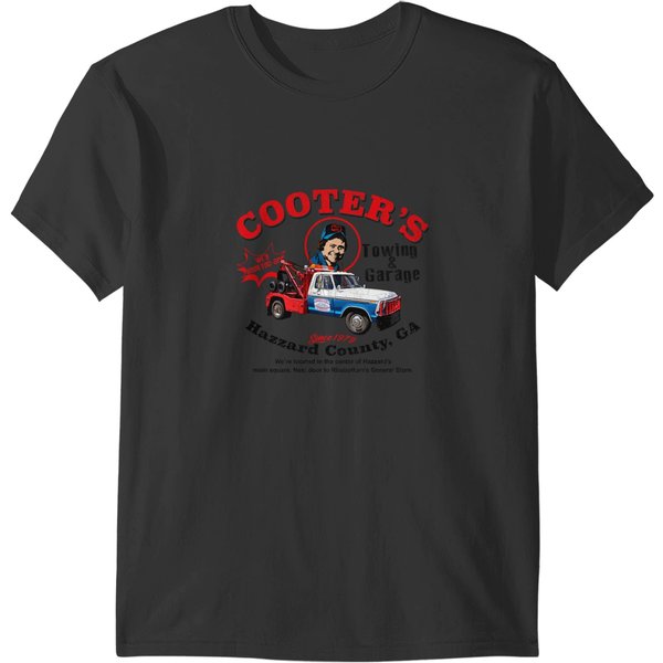 Cooters Towing Worn Hazzard County T-Shirts-image