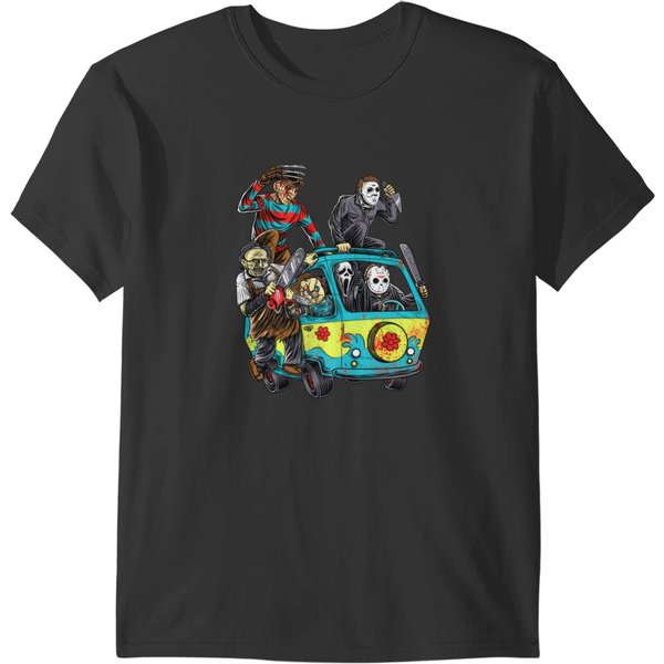 Horror Movie Mystery Machine T-Shirts-image