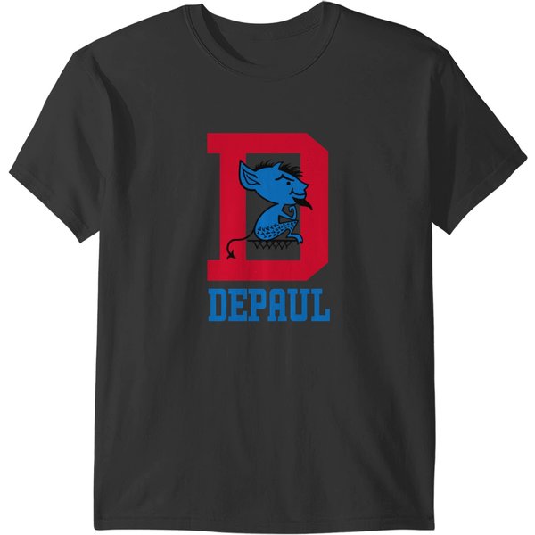 Depaul Design With Mascot And Traditional D T-Shirts-image