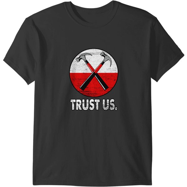 Pinks Floyd Trust Us The Wall Album Vintage T-Shirts-image