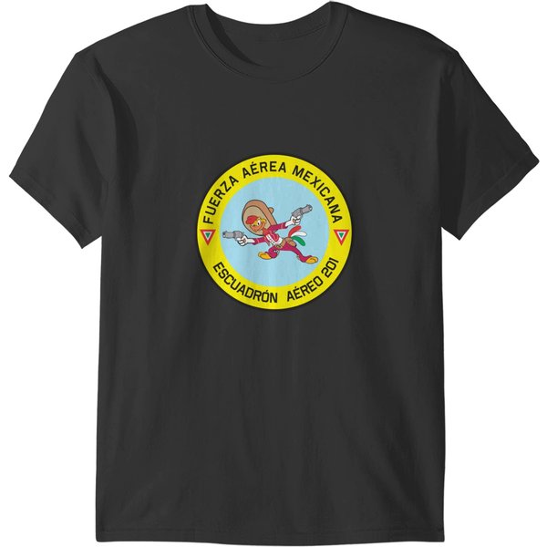 Escuadron Aereo 201 - Fuerza Aerea Mexicana - Clean Style T-Shirts-image