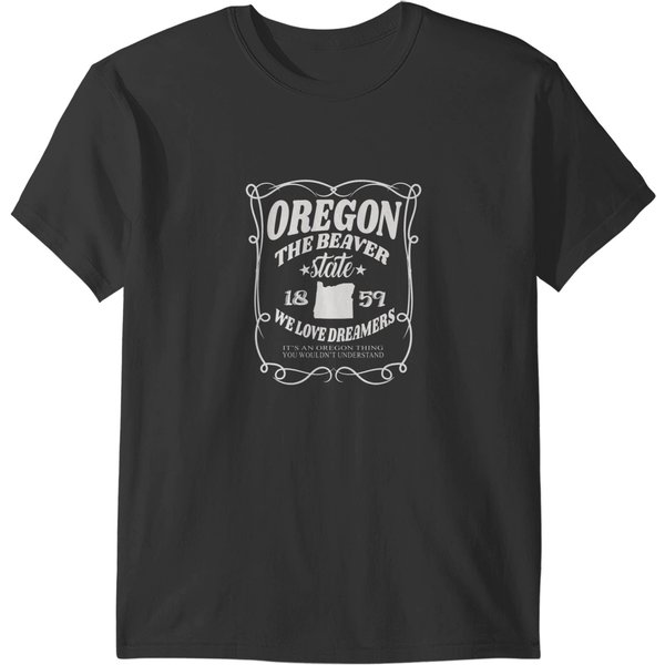 Oregon The Beaver State 1859 Oregon State T-Shirts-image
