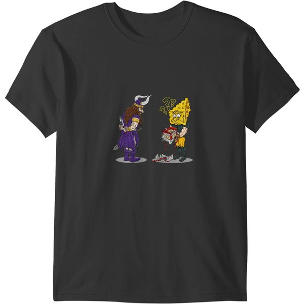 Vikings Fans - Vikings Vs Packers T-Shirts-image
