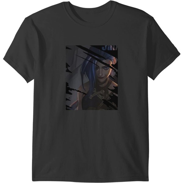 Arcane League Jinx Arcane Graphic T-Shirts-image