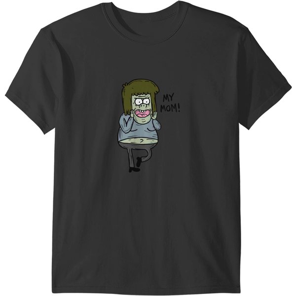 Muscle Man My Mom! - Regular Show T-Shirts-image