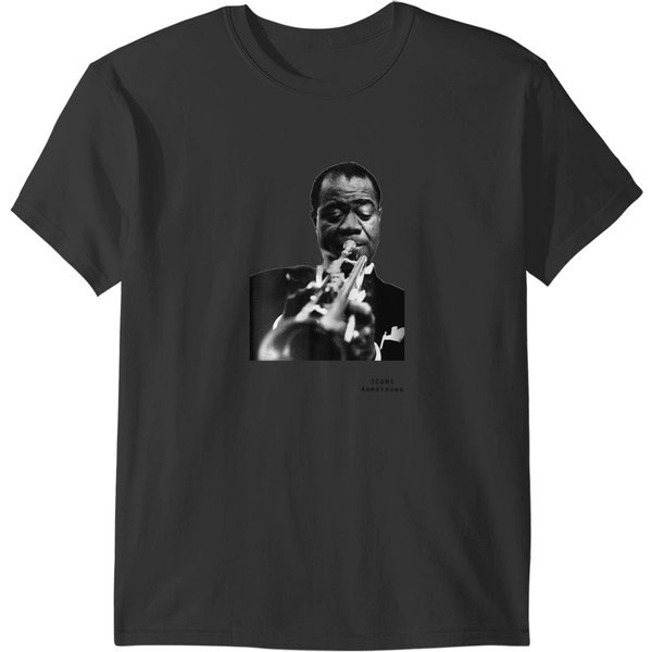 Iconic Stars Louis Armstrong T-Shirts-image