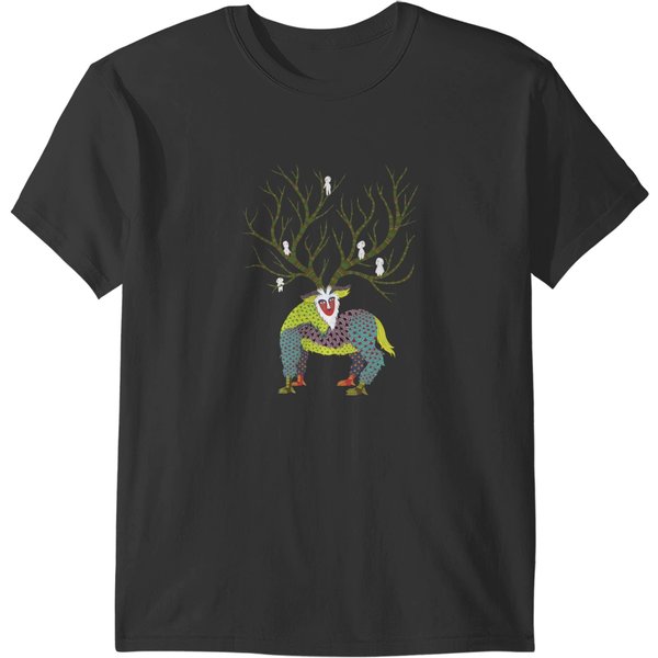 Princess Mononoke Stylised Forest Spirit T-Shirts-image